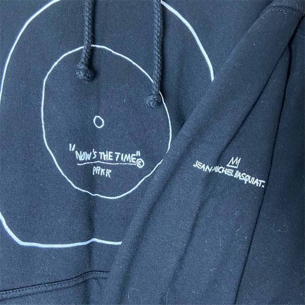 Rome Pays Off x Jean-Michel Basquiat Hoodie Small Streetwear Graffiti Art Hype - Picture 3 of 4
